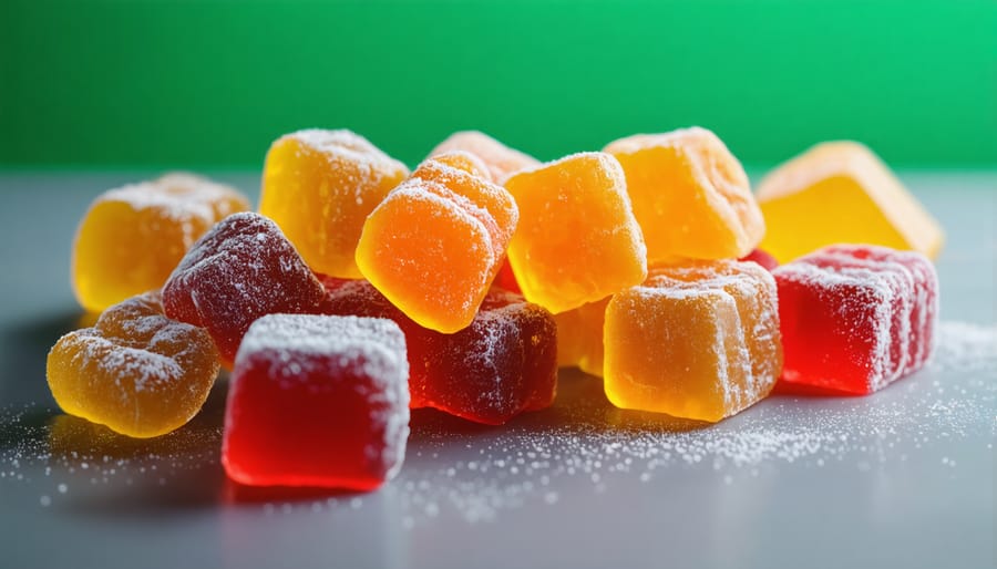 Manufacturing team members in protective gear reviewing quality control procedures